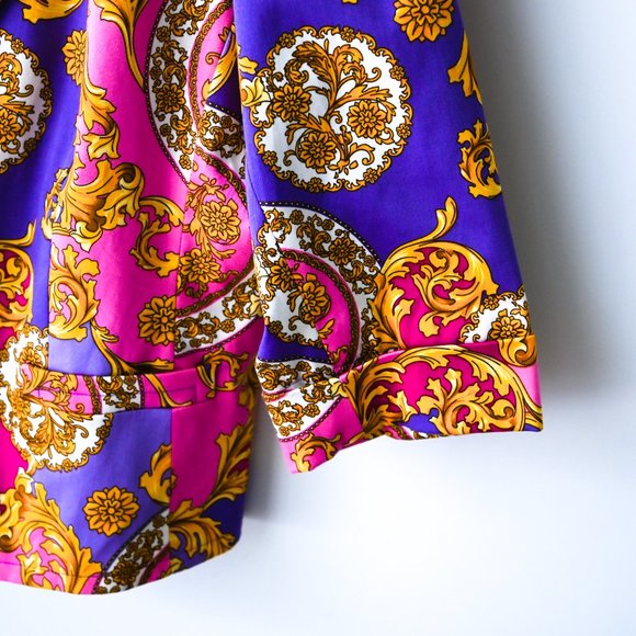 LINEA BY LOUIS DELL 'OLIO Purple and Pink 2 Piece Suit - Size Large - Picture 8 of 14